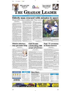 Primary view of object titled 'The Graham Leader (Graham, Tex.), Vol. 136, No. 4, Ed. 1 Wednesday, August 31, 2011'.