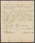 Letter: [Recommendation Letter for I. F. Bennett, September 22, 1871]