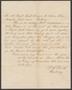 Letter: [Letter of Dimit for Peter Turner, November 27, 1872]