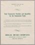 Pamphlet: [Good Commercial Varieties and Quantities for the Commercial Trade]