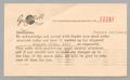 Postcard: [Postcard from George J. Ball, Inc. to D. W. Kempner, May 29, 1950]