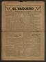 Newspaper: El Vaquero (San Diego, Tex.), Vol. 4, No. 13, Ed. 1 Friday, May 15, 1…