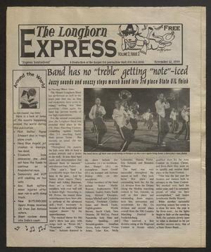 The Longhorn Express (Harper, Tex.), Vol. 2, No. 2, Ed. 1 Friday, November 12, 1999