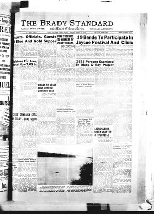 Primary view of object titled 'The Brady Standard and Heart O' Texas News (Brady, Tex.), Vol. [40], No. [97], Ed. 1 Tuesday, March 1, 1949'.