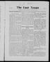 Newspaper: The East Texan (Commerce, Tex.), Vol. 3, No. 3, Ed. 1 Thursday, Janua…