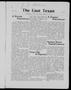 Newspaper: The East Texan (Commerce, Tex.), Vol. 3, No. 9, Ed. 1 Thursday, March…