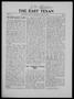 Newspaper: The East Texan (Commerce, Tex.), Vol. 3, No. 1, Ed. 1 Thursday, Novem…