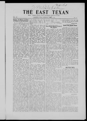 Primary view of The East Texan (Commerce, Tex.), Vol. 3, No. 16, Ed. 1 Thursday, March 7, 1918
