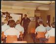 Photograph: [Lee Brown Addressing a Class of Police Officers]