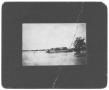 Photograph: [Boat on Trinity River Flood Waters]