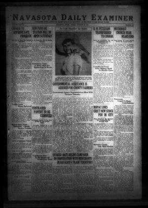 Primary view of Navasota Daily Examiner (Navasota, Tex.), Vol. 38, No. 217, Ed. 1 Friday, October 30, 1936