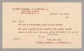 Postcard: [Letter from Alfred Dunhill to H. Kempner, March 20, 1953]
