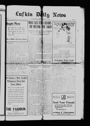 Primary view of Lufkin Daily News (Lufkin, Tex.), Vol. 2, No. 67, Ed. 1 Friday, January 19, 1917