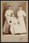 Photograph: [Portrait of Three Unknown Women in White Dresses]