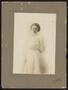 Photograph: [Portrait of an Unknown Woman in a White Dress]