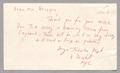 Postcard: [Postal Card from Alfred Dunhill of London to Harris Leon Kempner, 19…