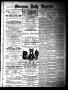 Newspaper: Sherman Daily Register (Sherman, Tex.), Vol. 2, No. 66, Ed. 1 Wednesd…