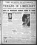 Newspaper: The Austin Statesman (Austin, Tex.), Vol. 52, No. 274, Ed. 1 Saturday…