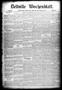 Newspaper: Bellville Wochenblatt. (Bellville, Tex.), Vol. 1, No. 24, Ed. 1 Thurs…