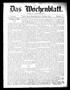Newspaper: Das Wochenblatt. (Austin, Tex.), Vol. 1, No. 22, Ed. 1 Thursday, Dece…