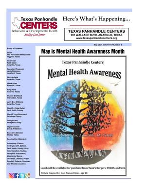 Texas Panhandle Centers [Agency Newsletter], Volume 18, Number 5, May 2021