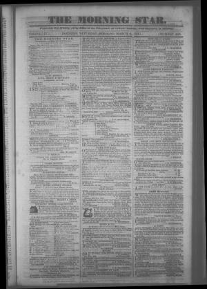 Primary view of The Morning Star. (Houston, Tex.), Vol. 5, No. 468, Ed. 1 Saturday, March 4, 1843
