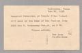 Postcard: [Postal Card from Ben Levy to Isaac Herbert Kempner, February 18, 195…