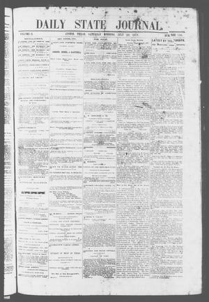 Primary view of Daily State Journal. (Austin, Tex.), Vol. 2, No. 156, Ed. 1 Saturday, July 29, 1871