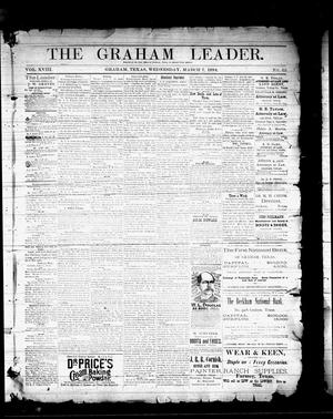 Primary view of The Graham Leader. (Graham, Tex.), Vol. 18, No. 42, Ed. 1 Wednesday, March 7, 1894