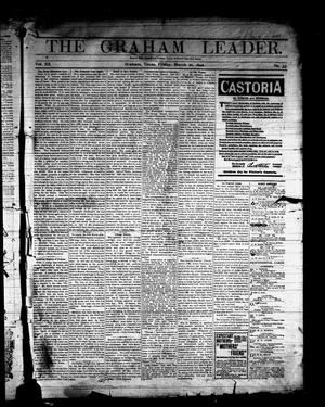Primary view of The Graham Leader. (Graham, Tex.), Vol. 20, No. 33, Ed. 1 Friday, March 20, 1896