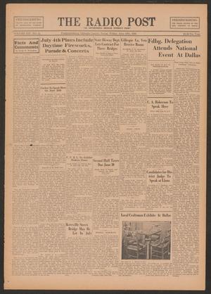 The Radio Post (Fredericksburg, Tex.), Vol. 14, No. 41, Ed. 1 Friday, June 19, 1936