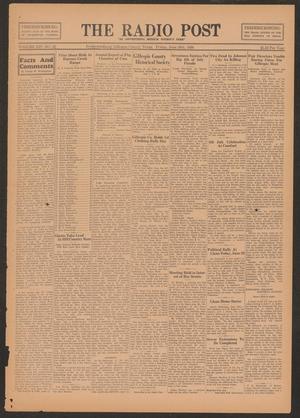 The Radio Post (Fredericksburg, Tex.), Vol. 14, No. 42, Ed. 1 Friday, June 26, 1936
