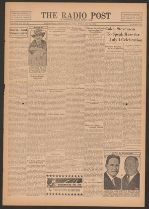 The Radio Post (Fredericksburg, Tex.), Vol. 14, No. 43, Ed. 1 Friday, July 3, 1936