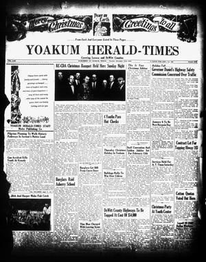 Yoakum Herald-Times (Yoakum, Tex.), Vol. 62, No. 100, Ed. 1 Tuesday, December 23, 1958