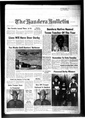 The Bandera Bulletin (Bandera, Tex.), Vol. 35, No. 17, Ed. 1 Thursday, November 1, 1979