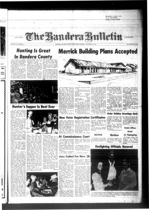 The Bandera Bulletin (Bandera, Tex.), Vol. 35, No. 20, Ed. 1 Thursday, November 22, 1979