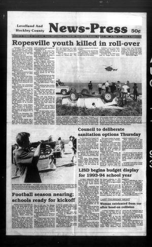 Levelland and Hockley County News-Press (Levelland, Tex.), Vol. 15, No. 38, Ed. 1 Wednesday, August 11, 1993
