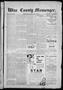Newspaper: Wise County Messenger. (Decatur, Tex.), Vol. 27, No. 30, Ed. 1 Friday…