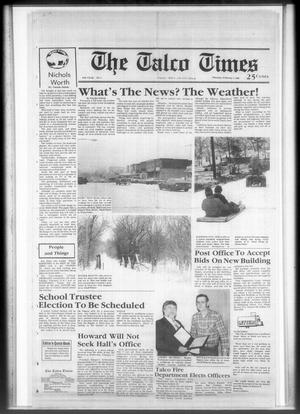 Primary view of The Talco Times (Talco, Tex.), Vol. 49, No. 1, Ed. 1 Thursday, February 7, 1985