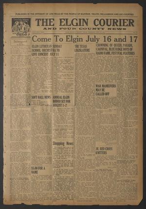 The Elgin Courier and Four County News (Elgin, Tex.), Vol. 51, No. 15, Ed. 1 Thursday, July 10, 1941