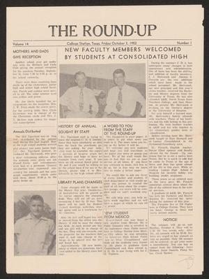 The Round-Up (College Station, Tex.), Vol. 14, No. 1, Ed. 1 Friday, October 3, 1952