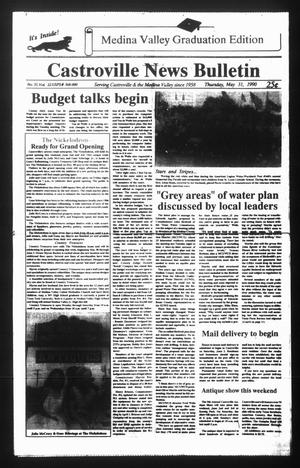Primary view of Castroville News Bulletin (Castroville, Tex.), Vol. 31, No. 22, Ed. 1 Thursday, May 31, 1990