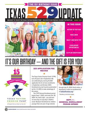 Texas 529 Update, August 2023