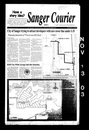 Sanger Courier (Sanger, Tex.), Vol. 105, No. 45, Ed. 1 Thursday, November 13, 2003