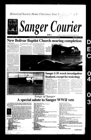 Sanger Courier (Sanger, Tex.), Vol. 105, No. 48, Ed. 1 Thursday, December 4, 2003