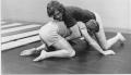 Photograph: Two Male Students in Wrestling Class