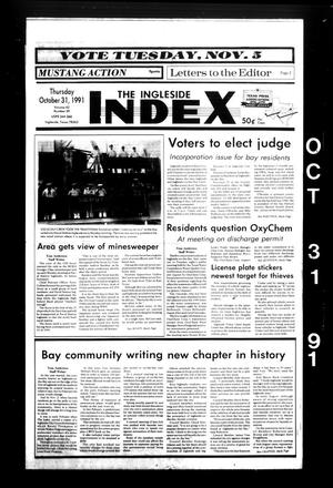 The Ingleside Index (Ingleside, Tex.), Vol. 42, No. 39, Ed. 1 Thursday, October 31, 1991