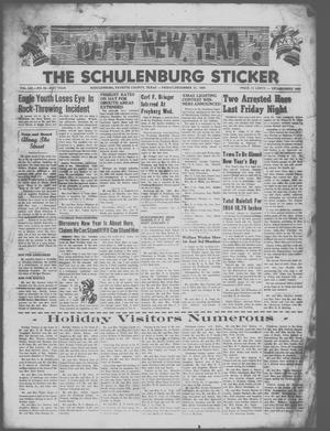 The Schulenburg Sticker (Schulenburg, Tex.), Vol. 61, No. 22, Ed. 1 Friday, December 31, 1954