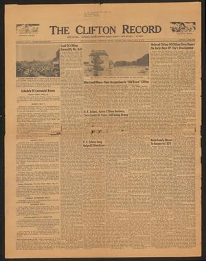 The Clifton Record (Clifton, Tex.), Vol. 60, No. 13, Ed. 1 Friday, April 30, 1954