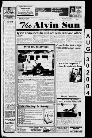 The Alvin Sun (Alvin, Tex.), Vol. 114, No. 70, Ed. 1 Monday, August 30, 2004
